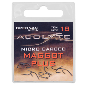 Haczyki Drennan Acolyte Maggot Plus Micro Barbed roz. 18