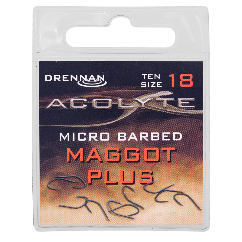 Haczyki Drennan Acolyte Maggot Plus Micro Barbed roz. 18