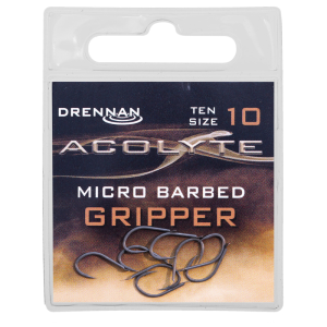 Haczyki Drennan Acolyte Gripper Micro Barbed roz. 10