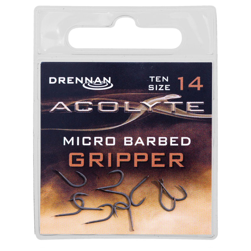 Haczyki Drennan Acolyte Gripper Micro Barbed roz. 14