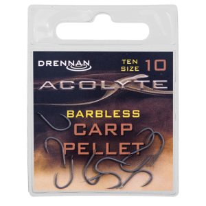 Haczyki Drennan Acolyte Carp Pellet Barbless roz. 10