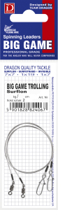 Przypon Dragon Surflon 7x7 A.F.W 30kg Big Game Trolli 100cm 2 szt.