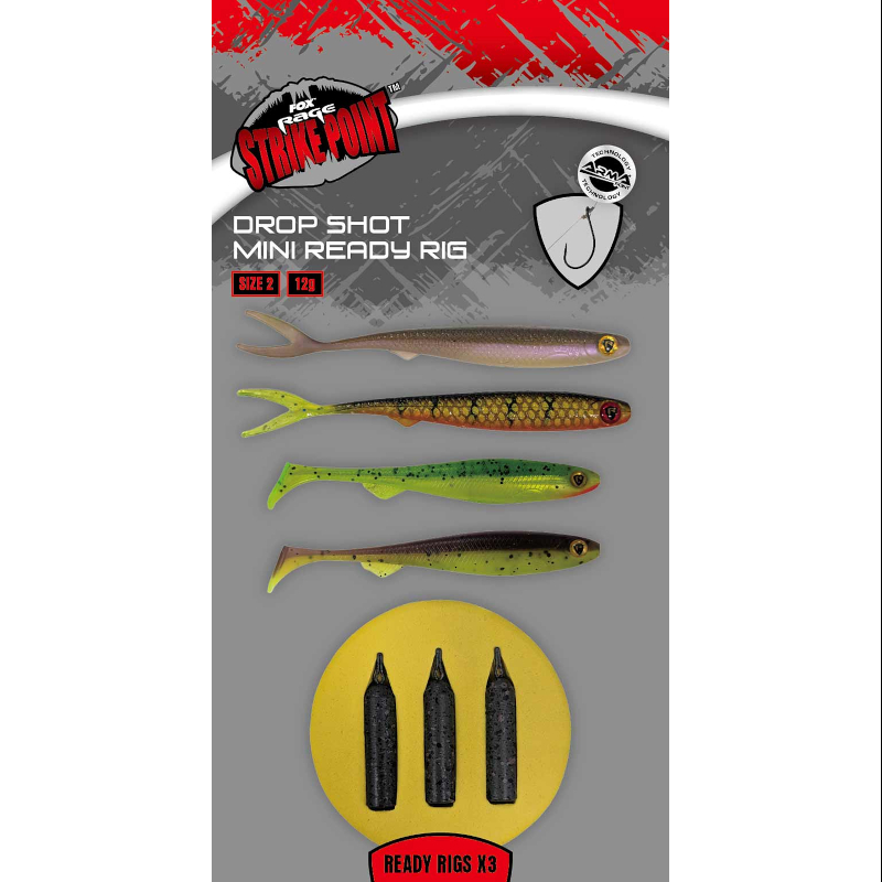 Zestaw Fox Rage Drop Shot Micro Ready Rig roz. 2 - 12g