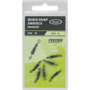 Łącznik do Przyponu Lorpio Quick Snap Swivel Diamond roz.18 op.6szt.