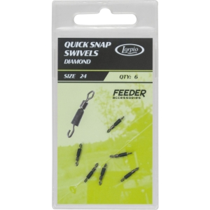 Łącznik do Przyponu Lorpio Quick Snap Swivel Diamond roz.24 op.6szt.