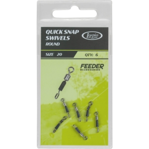 Łącznik do Przyponu Lorpio Quick Snap Swivel Round roz.20 op.6szt.
