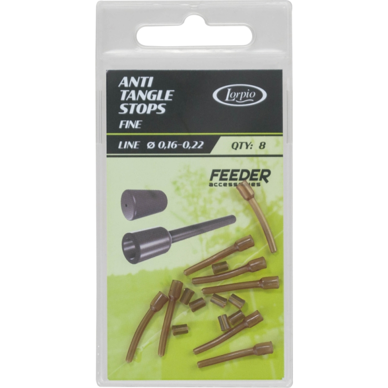 Stopery Lorpio z pozycjonerem skrętki Anti Tangle Stops Fine