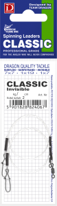 Przypon Dragon Invisible Fluorocarbon 15kg Classic 25cm 2 szt.