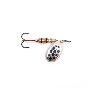 Mepps Aglia Decore Srebrna Czarne kropki nr 2