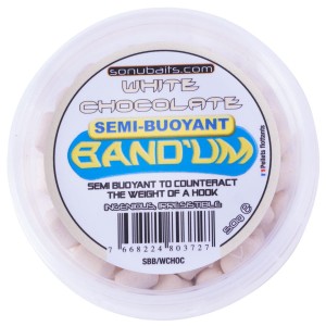 Sonubaits Semi Buoyant Band Um 8mm - White Chocolate